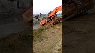 Tata Hitachi Excavator Working Video [upl. by Idurt]