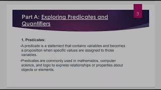 PREDICATES AND QUANTIFIERS [upl. by Lemhaj868]