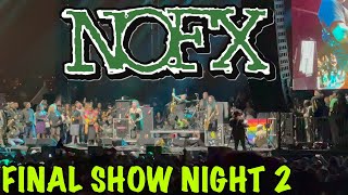 NOFX Final Show Night 2 of 3 Full Set 1052024 Pt 1 [upl. by Gilberte971]