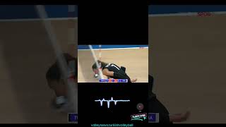 HANDE BALADINS POWER SWING HIT THE THAILAND PLAYER volleyball voleybol handebaladin turkey [upl. by Raila]