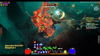 Torchlight 2 SynergiesMod1031  Ranger 2  Ancient War titan and the Summon bug [upl. by Ramses]