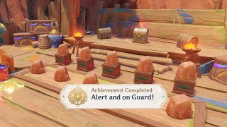 Alert And On Guard Hidden Achievement Luxurious Chest Puzzle Genshin Impact 52 [upl. by Farika]