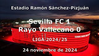 Sevilla FC 1 Rayo Vallecano 0  24112024 Gol Norte Raulalo [upl. by Ariem799]