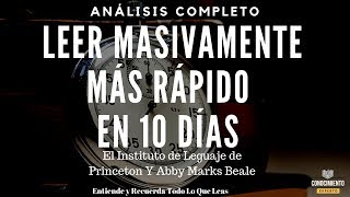 COMO LEER MASIVAMENTE MAS RAPIDO EN 10 DIAS con este método de lectura rapidaAnálisis Libros [upl. by Nylatsyrc]