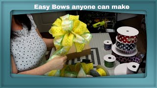 How To Make Nine Different Types Of DIY bows  Easy For Beginners NO BOW MAKER REQUIRED [upl. by Suilenrac48]