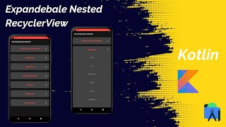 Expandable Nested RecyclerViewAndroid studio Tutorial 2023 [upl. by Olympias]