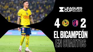 AMÉRICA 42 ST LOUIS  REMONTAN las ÁGUILAS y VUELAN a CUARTOS [upl. by Sterrett]