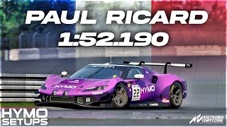 ACC Hotlap  Ferrari 296 GT3  Paul Ricard  V195  Assetto Corsa Competizone [upl. by Allicserp]