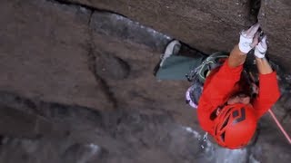 HUGE Whipper Nico Favresse Sends Norways Hardest Crack The Long Hope Route  Climbing Daily [upl. by Winn674]