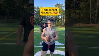 UNDODGEBALL GAUNTLET🏈 first to finish 5 levels first wins football sports trickshot dodgeball [upl. by Ennaylime]