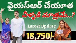 YSR Cheyutha Latest News Today Cheyutha Latest Update 2024  YSR EBC Nestham Scheme big update [upl. by Peh612]