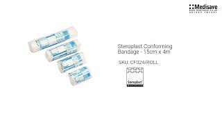 Steroplast Conforming Bandage 15cm x 4m CF024 ROLL 1920x1080 [upl. by Amabelle]