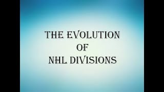 History of NHL Division and Conference Realignment [upl. by Evelunn]