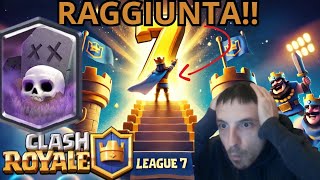 DISTRUTTA LEGA 6  sperimento CIMITERO IN LEGA 7  Clash Royale [upl. by Nnahaid]