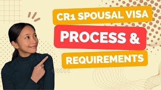 CR1 visa process  Requirements 🇵🇭 [upl. by Nairadas472]