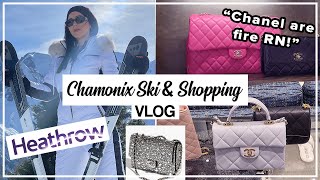 I WENT ON A BOUJIE SKIING amp SHOPPING TRIP You NEED to See Whats New in Chanel at Heathrow [upl. by Akialam429]