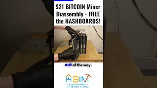 EP4905 S21 BITCOIN Miner Disassembly – FREE the HASHBOARDS btcmining immersioncooling [upl. by Taggart]