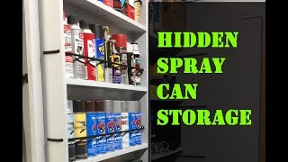 Hidden Spray Can Storage [upl. by Yenahteb]