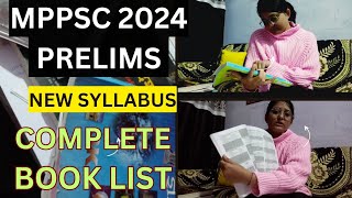 Mppsc Pre 2024🔥Complete Booklist New Syllabus📚Mppsc Pre Mppsc Mains💯Mppsc Pre Strategy💯Mppsc Pre [upl. by Amero401]