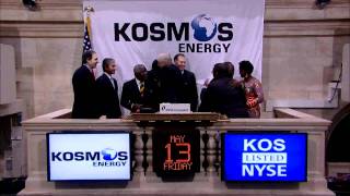 13 May 2011 Kosmos Energy rings the NYSE Opening Bell [upl. by Aitetel]