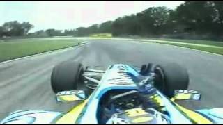 Fernando alonso VS Michael Schumacher Imola 2005 onboard [upl. by Anaynek]