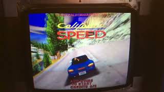 California Speed Arcade Attract Mode [upl. by Kiersten207]