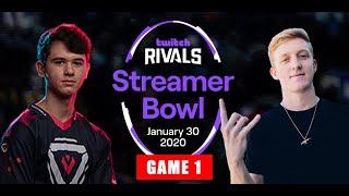 Fortnite  Full Game 1  Twitch Rivals Streamer Bowl Tournament 2020  Final Game 1 [upl. by Cassell]