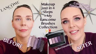 Lancome Reflet damethyste Palette  My Lancome Brushes Collection✨❣️ [upl. by Elson]