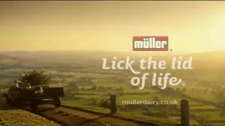 Muller Yoghurt Advert “Lick the lid of Life” 2006 [upl. by Nahgem]