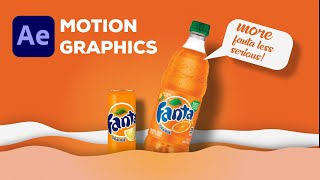 PRODUCT PROMO in Motion Graphics  After Effects Tutorial  Motion Rex [upl. by Sadinoel]