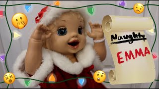 Emmas On the Naughty List A Baby Alive Christmas  Kelli Maple [upl. by Neerbas]