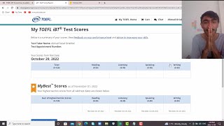 Reacting to My TOEFL IBT Scores [upl. by Sabino]