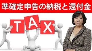 準確定申告の納税と還付金 [upl. by Kcaz]