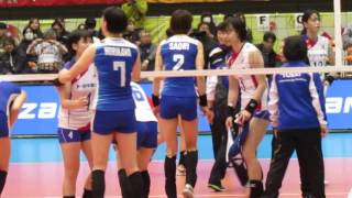 木村沙織（Saori Kimura）／勝った！首の皮一枚つながった！MVP２／201734 トヨタ車体クインシーズ×東レアローズ Ｖリーグ女子神奈川大会ファイナル6 [upl. by Tenney]