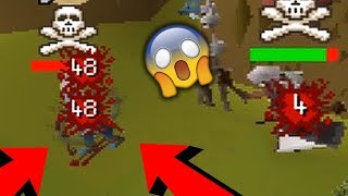 DARK BOW RUSHING ON ROAT PKZ INSANE HITS OSRS RSPS [upl. by Naeerb855]