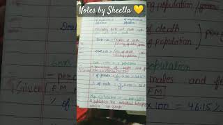 ✨♪ Organism and population♪ class 12 notes for neet  boards 2025 By Sheetla 😻 [upl. by Anelrac]