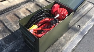 Air Up MasterFlow MF1050 Ammo Can Air Compressor Project [upl. by Doownelg]