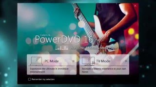 PowerDVD  Using TV Mode [upl. by Ecinrahs]