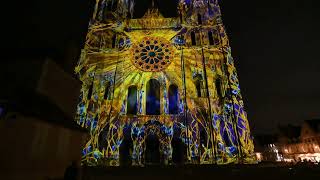 Chartres en lumière  2éme scénographie 4K  Région Centre Val de Loire  France [upl. by Retxab571]