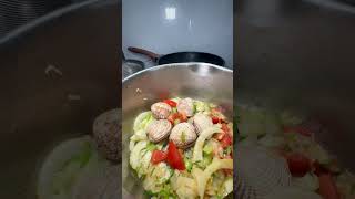 Chapon entier rascasse royale farci au beurre de palourde olives noire 👉 asmr cooking food [upl. by Enidlarej]