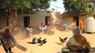 Morning Routine of Village Women  Village Life Pakistan  Village Food [upl. by Damick]