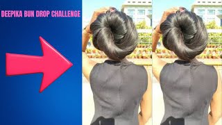 deepika bun drop challenge [upl. by Misa]