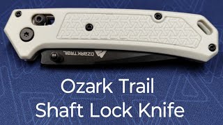 5 Ozark Trail Shaft Lock Knife From Walmart [upl. by Bruning]