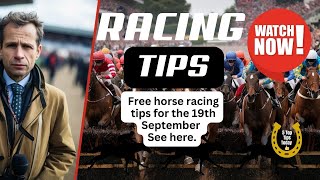 Free Horse Racing Tips Today Thursday 19thSeptember Racing At Ayr and Chelmsford  horse [upl. by Rives415]