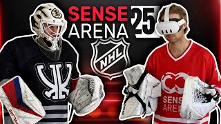 Pro Goalie’s Review NHL Sense Arena 25 VR Training amp New Features [upl. by Tychonn]