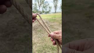 How to easily attach the hoop to the rope Need to remember this trick [upl. by Jaquenette]