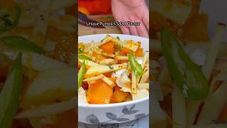 Unique Pumpkin Salad made from Huge Baked Pumpkin shorts [upl. by Vogele]