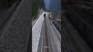 Gotthard Tunnel Switzerland shorts engineering switzerland [upl. by Nibroc]