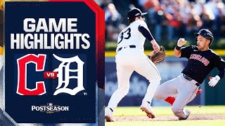 Guardians vs Tigers ALDS Game 3 Highlights 10924  MLB Highlights [upl. by Eitsirc]