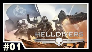 Helldivers PS4 Gameplay INICIO EM PT BR [upl. by Anneirb]